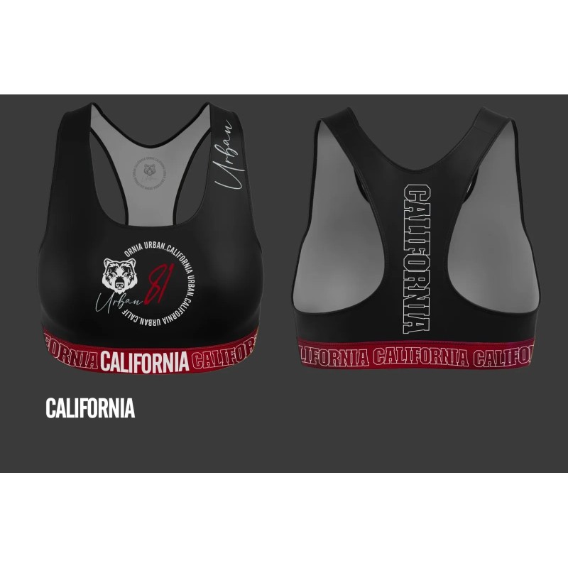 TOP CALIFORNIA URBAN NEGRO Y ROJO