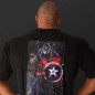 CAMISETA OVERSIZE CAPITAN AMERICA BLACK