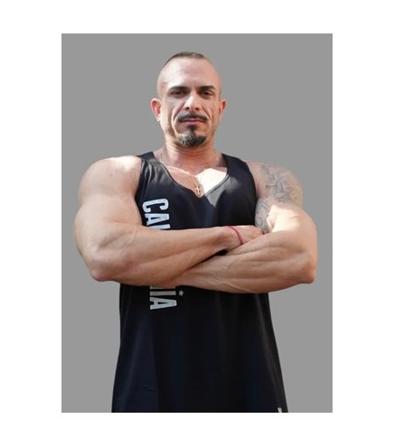 CAMISETA OVERSIZE TIRANTES CALIFORNIA URBAN WHITE