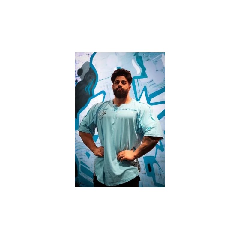 CAMISETA OVERSIZE BEAR COVERS BLUE