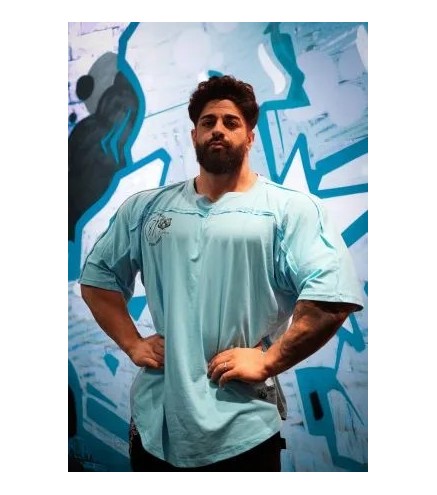 CAMISETA OVERSIZE BEAR COVERS BLUE