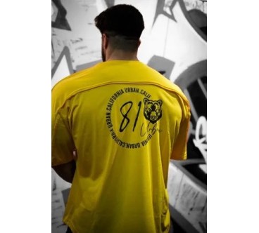 CAMISETA OVERSIZE BEAR COVERS YELLOW