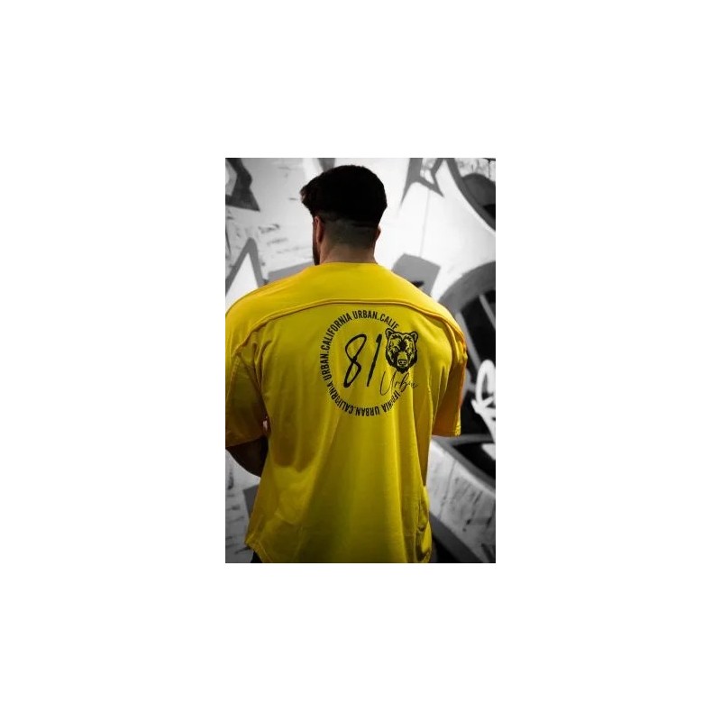 CAMISETA OVERSIZE BEAR COVERS YELLOW