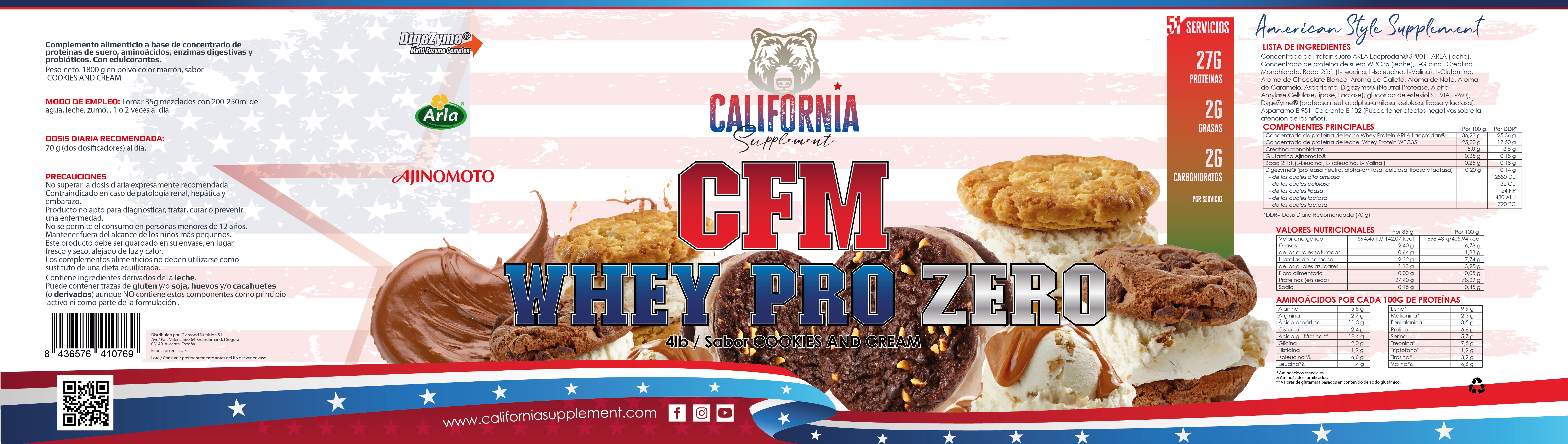 CFM Whey Pro Zero